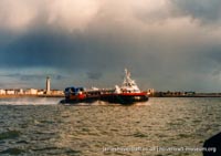 AP1-88 hovercraft promotional day by BHC -  (credit: The <a href='http://www.hovercraft-museum.org/' target='_blank'>Hovercraft Museum Trust</a>).